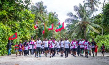 Commonwealth Games Queens Baton Relay at Haa Dhaalu Nolhivaranfaru