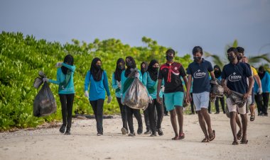 Dhihdhoo beach receives a major clean up during QBR event