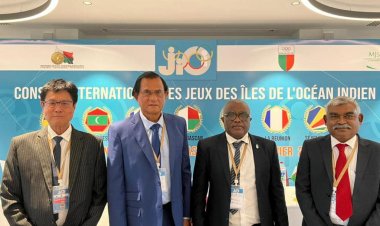 MOC President Mohamed Abdul Sattar elected as the 2nd Vice President for the Organizing Committee of Indian Ocean Island Games (CIJ).