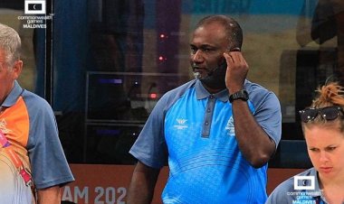 Hussain Mohamed technical Official/ Referee taking part in the Birmingham 2022 Commonwealth Games