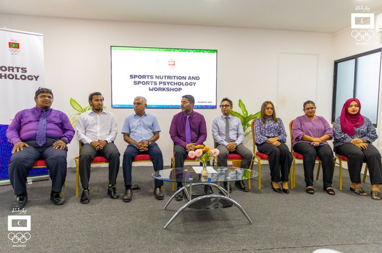 Maldives Olympic Committee and MNIS Conduct Sports Nutrition and Psychology Initiative