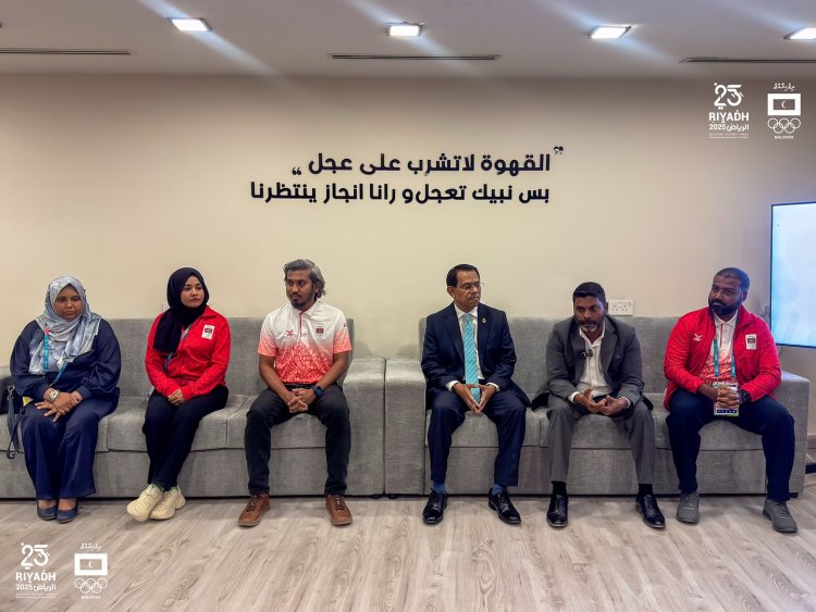 Minister and Ambassador Meet Maldives Contingent at 6th Islamic Solidarity Games