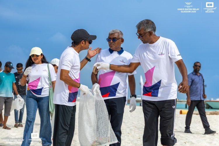 King’s Baton Relay 2026 Launches in the Maldives with a Celebratory Unveiling and Community Beach Clean-Up in Vaavu Fulidhoo