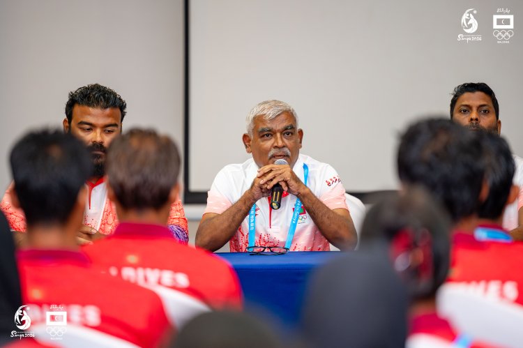 Asian Beach Games 2026: Minister Rafiu Meets Maldives Contingent in Sanya