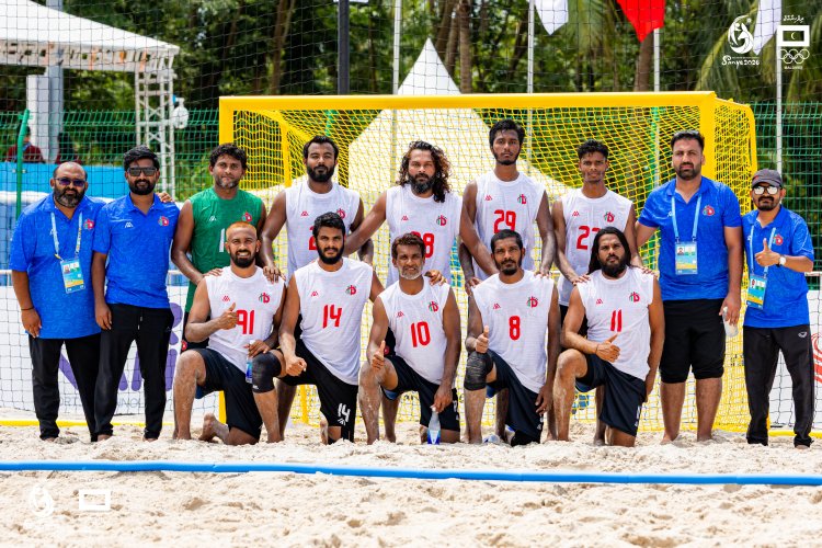 Maldives Impress Against Qatar in Beach Handball at Asian Beach Games 2026