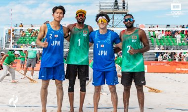Maldives Test Hosts Japan in Men’s Beach Volleyball