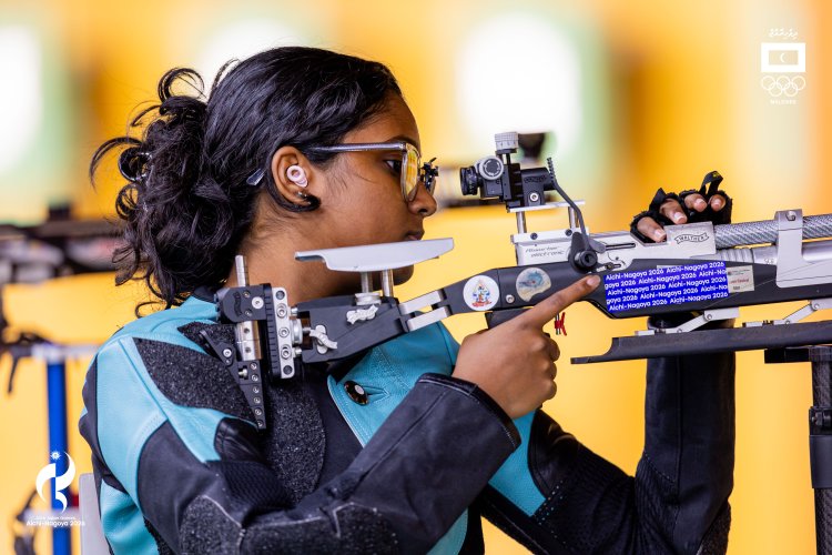 Aishath Eesha Shaheed Breaks National Shooting Record at Asian Games
