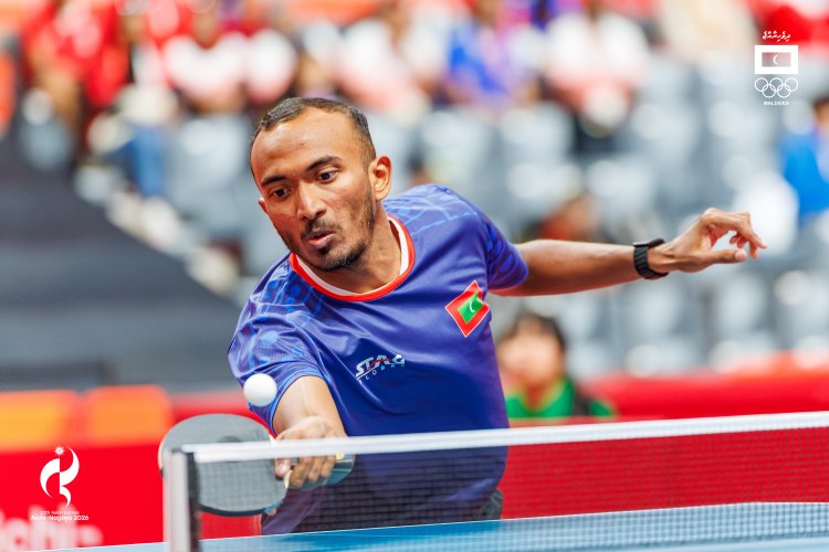 Maldives Complete Men’s Table Tennis Team Stage at Aichi–Nagoya 2026