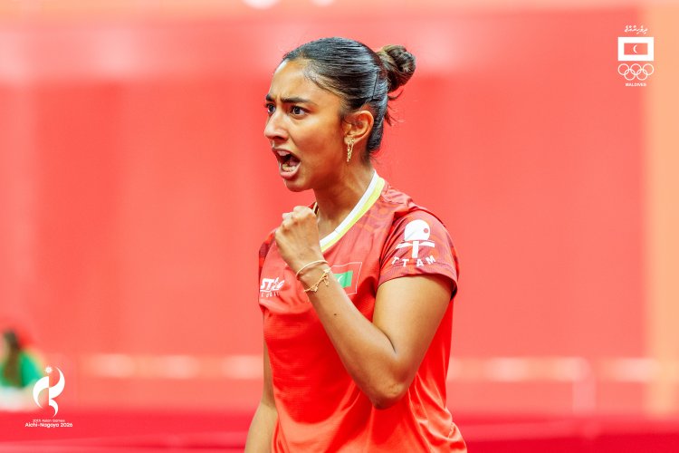 Maldives’ Rafaa Completes Comeback Victory in Women’s Singles