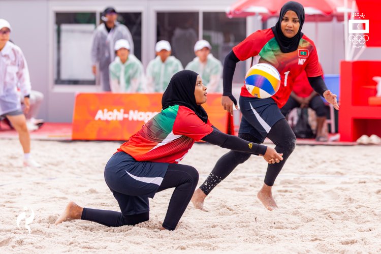 Maldives Women Conclude Beach Volleyball Competition with Straight-Set Victory