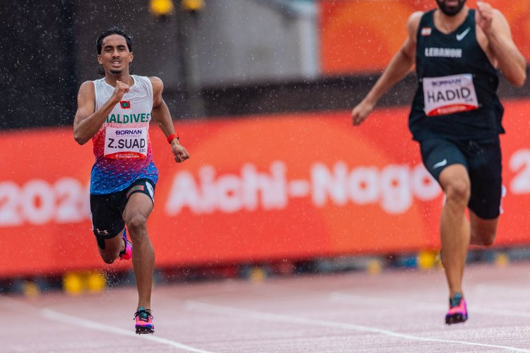Zuiz Records Personal Best as Maldives Compete in Men’s 200 Metres