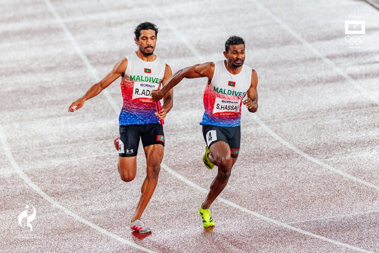 Maldives Record Fastest Men’s 4 × 100-Metre Relay Time Since 2019